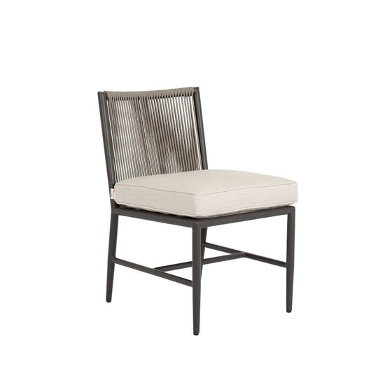 Pietra Armless Dining Chair Designer Outdoor Furniture