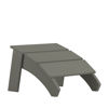 Sawyer Modern All-Weather Poly Resin Wood Adirondack Ottoman Foot Rest in Gray JJ-C14309-GY-GG