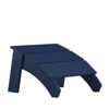 Sawyer Modern All-Weather Poly Resin Wood Adirondack Ottoman Foot Rest in Navy JJ-C14309-NV-GG