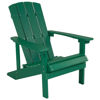 Charlestown All-Weather Poly Resin Wood Adirondack Chair in Green JJ-C14501-GRN-GG