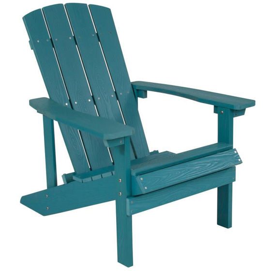 Charlestown All-Weather Poly Resin Wood Adirondack Chair in Sea Foam JJ-C14501-SFM-GG