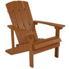 Charlestown All-Weather Poly Resin Wood Adirondack Chair in Teak JJ-C14501-TEAK-GG