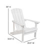 Charlestown All-Weather Poly Resin Wood Adirondack Chair in White JJ-C14501-WH-GG