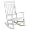 Winston All-Weather Poly Resin Rocking Chair in White  JJ-C14703-WH-GG