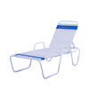 Picture of C145B 14-inch Basketweave Strap Chaise Lounge with Arms