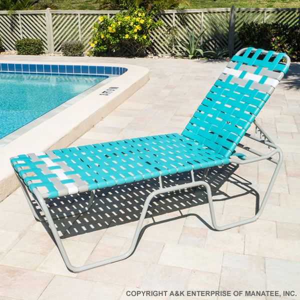 Picture of C200B 20-inch Basketweave Strap Chaise Lounge