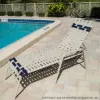Picture of R165B 16-inch Basketweave Strap Chaise Lounge with Arms