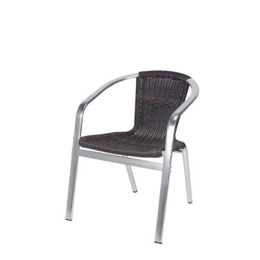 Picture of Bermuda Dining Arm Chair (Espresso) SC-2204-163