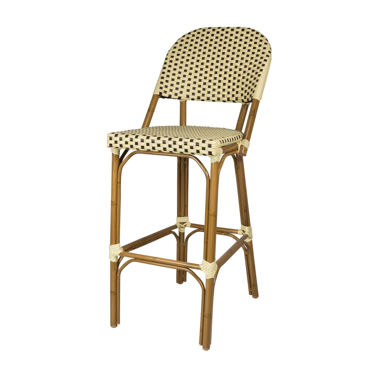 Picture of Paris Bar Side Chair (Cream & Chocolate) SC200782-1 BAR CW 