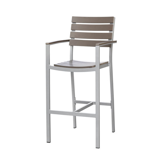 Picture of Vienna Bar Arm Chair (Gray) SC-2404-173