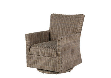 Picture of Oxford Woven Foam Lounge Chair Swivel Glider