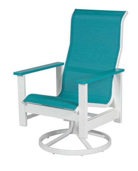 Picture of Kingston Sling High Back Swivel Dining Chair