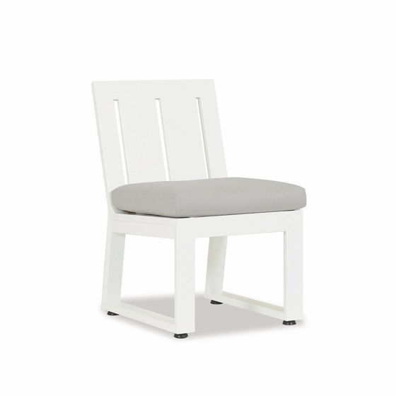 Newport Armless Dining Chair Designer Outdoor Furniture