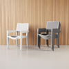 Vegas Stackable Sling Dining Chair Designer Outdoor Furniture
